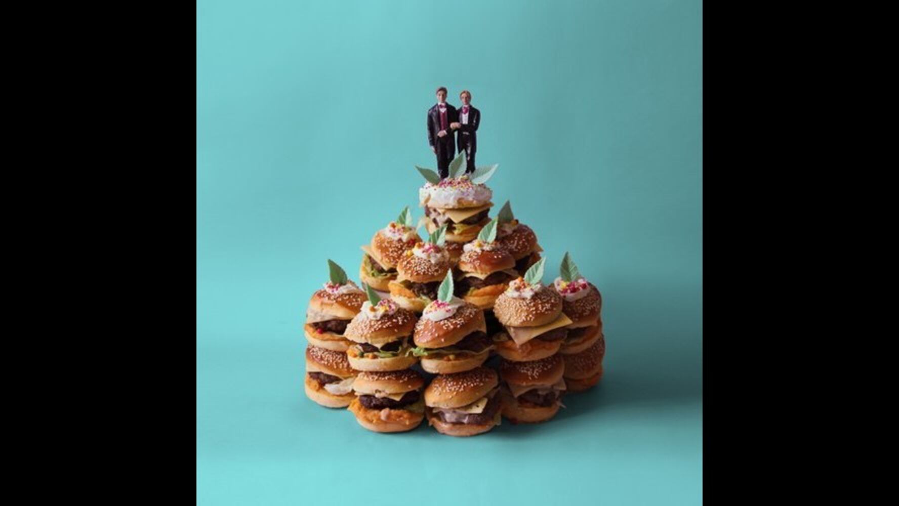 Funny, odd wedding cakes