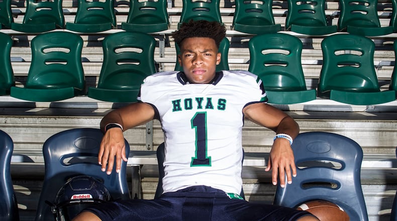 Justin Fields. quarterback, Harrison. Fields guided Harrison to its first winning season since 2008 and first 10-win season since 2002.