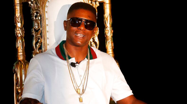 Rapper Boosie Badazz voted for the first time in Georgia's Jan. 5 runoff election. (AP Photo/Bill Haber, File)