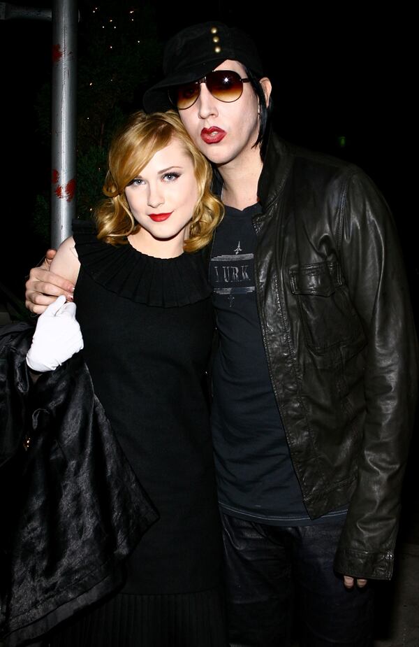 Actress Evan Rachel Wood is 19 years younger than former fiance Marilyn Manson.