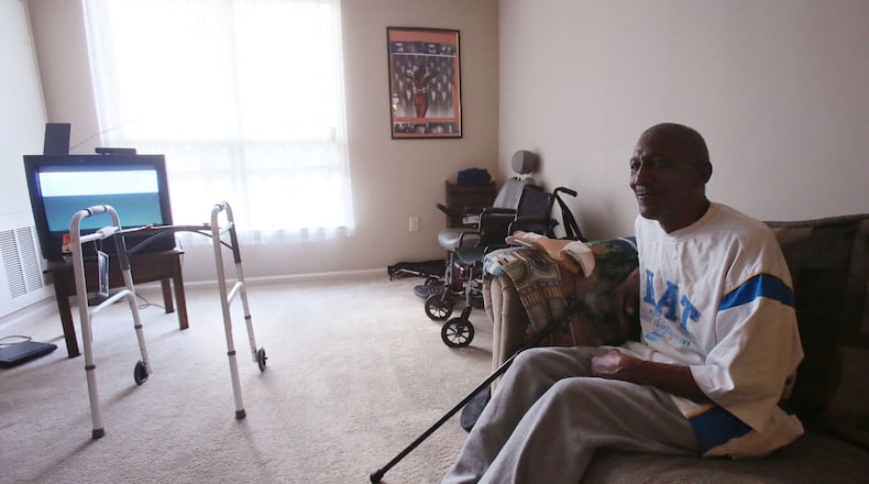 Harold Webster, 65, has been on the Meals on Wheels waiting list for more than three months.