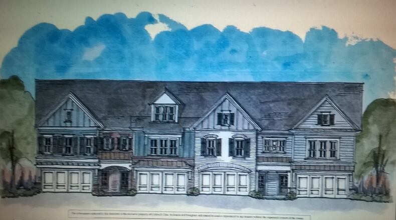 The Smyrna City Council granted rezoning and annexation on July 16 for 81 townhomes on 8.64 acres at 1755 and 1837 Roswell Street. Courtesy of Smyrna