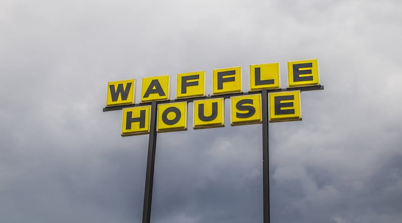An employee at a Waffle House in Stockbridge was shot during an argument with a customer Monday, police said.