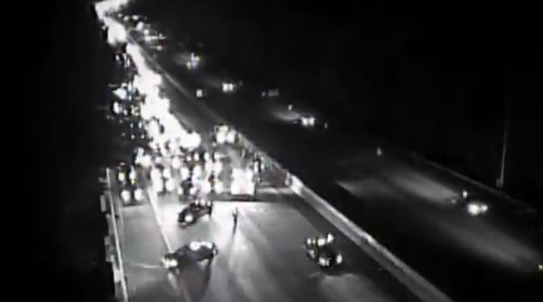 An investigation into a deadly pedestrian collision shut down all lanes of Ga. 400 at times Sunday night.