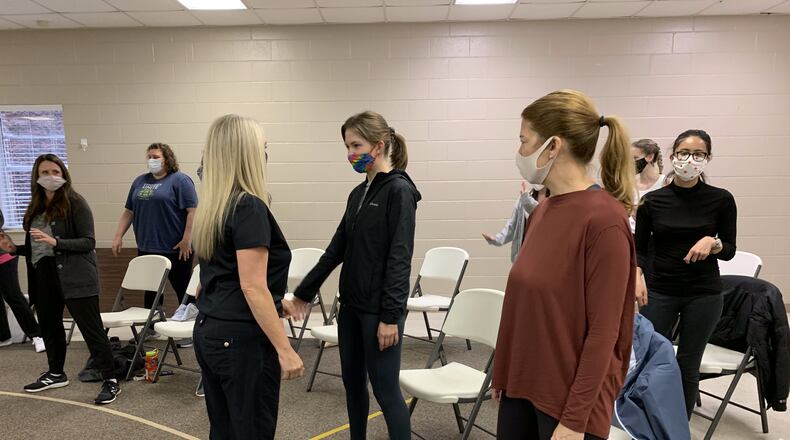 The focus of April's Acts of Kindness outreach was a session on personal safety.