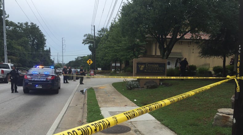 A man was shot and killed after an attempted robbery at a Buckhead jewelry store. (Credit: Channel 2 Action News)