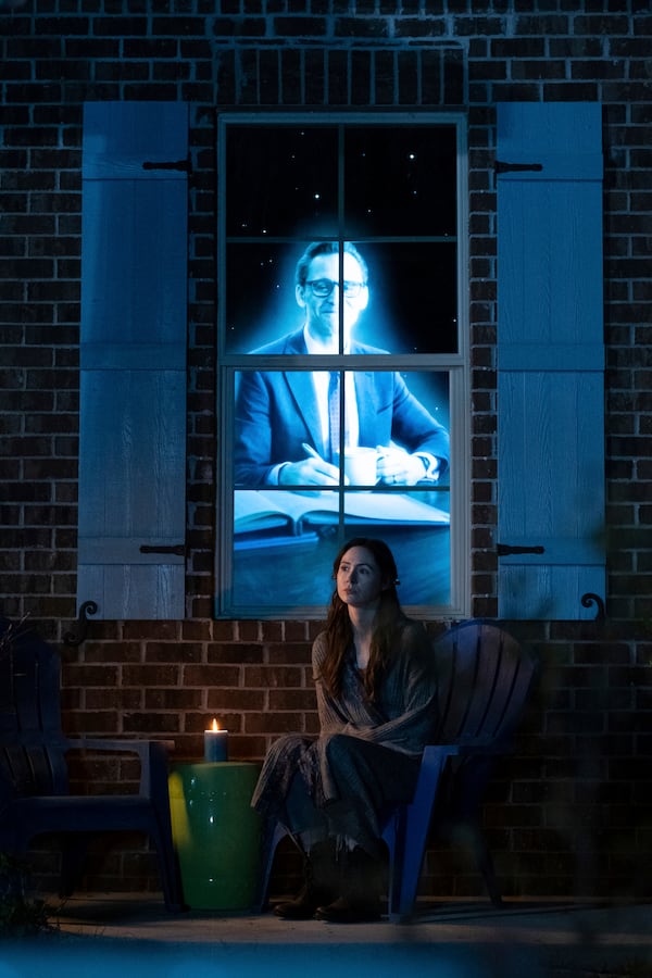This image released by Neon shows Karen Gillan in a scene from "The Life of Chuck." (Neon via AP)