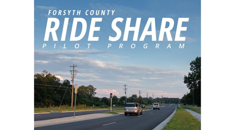 A new “Ride Share” program uses such service as Lyft and Uber to offer $2 rides to Forsyth County residents. FORSYTH COUNTY