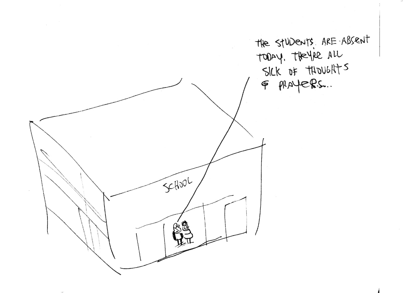 Mike Luckovich Round File FEB 16