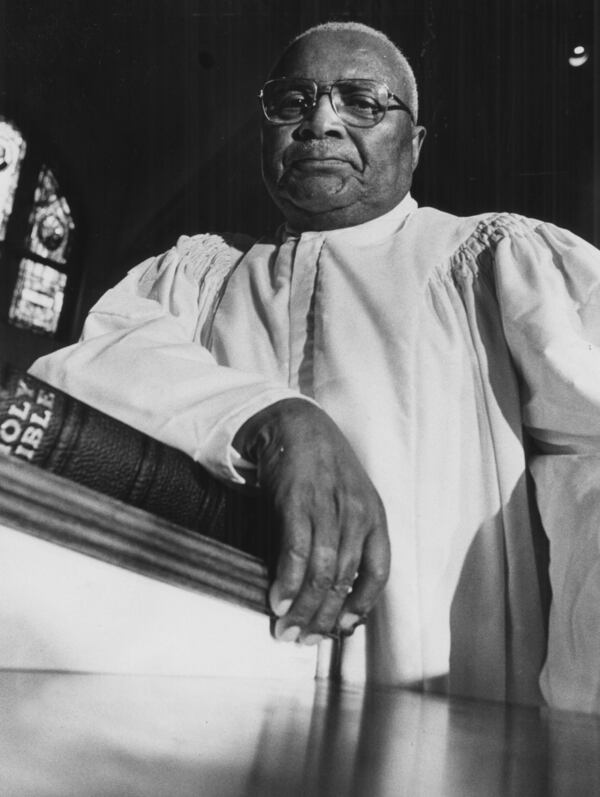 The Rev. Dr. Martin Luther King Sr. confronted Marcus Wayne Chenault on the day of the killings and told him, "Son, I will pray for you." (Billy Downs/AJC 1975 photo)