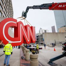 After vacating its longtime headquarters building, CNN relocated its iconic sign from Downtown to Midtown earlier this year. CNN is one of several media properties owned by Warner Bros. Discovery.