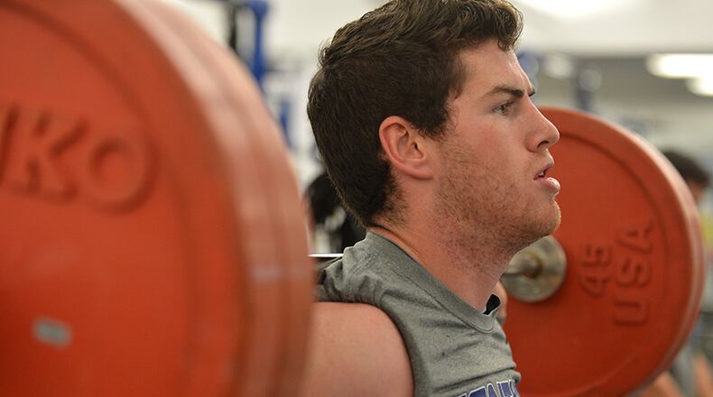 Junior college transfer Nick Arbuckle is the front-runner for starting quarterback.