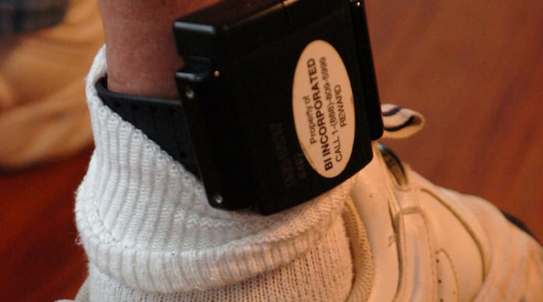 Electronic monitoring ankle bracelets have come under scrutiny in the wake of another defendant who was able to cut escape monitoring in Chattahoochee Hills. The ankle monitor shown here is monitored by the same company that ex-DeKalb Sheriff's deputy Derrick Yancey evaded in his April escape. Yancey was eventually captured in Central America.