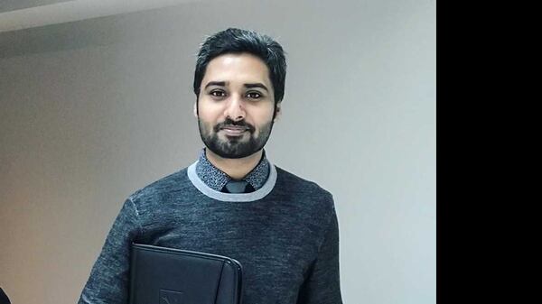 Muhammad Zia ul Haq, 27, is a graduate student at Emory University. He's currently in his homeland, Pakistan, and hoping to return for the fall semester. CONTRIBUTED