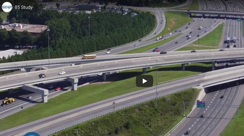 The Georgia Department of Transportation and Gwinnett County are seeking public input on potential project alternatives to improve mobility along the I-85 corridor between I-285 and I-985. (Courtesy Georgia DOT)