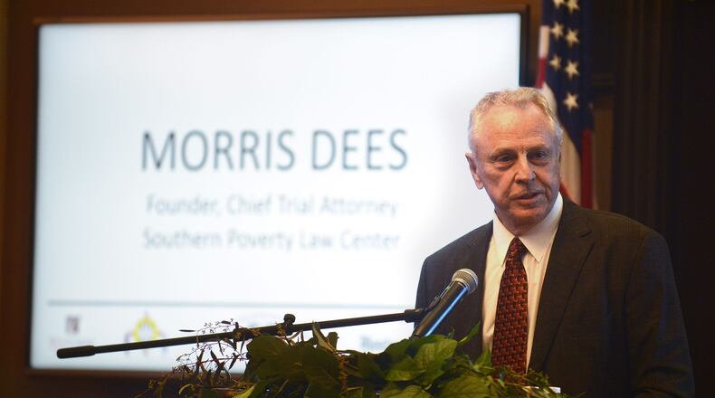 Morris Dees is a co-founder of the Southern Poverty Law Center in Montgomery.