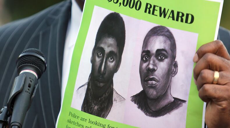 May 21, 2014 Atlanta: Fulton County District Attorney Paul Howard announces a $5,000 reward for information about the 2012 murder of Jordan Timothy Ashley during a Wednesday evening May 21, 2014 press conference on Danforth Road in Southwest Atlanta. BEN GRAY / BGRAY@AJC.COM