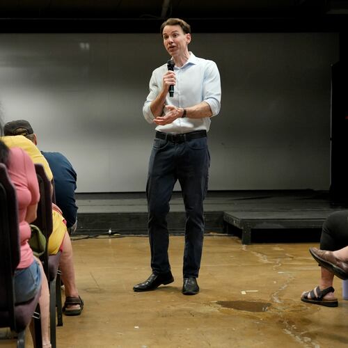 Rep. Kevin Kiley, I-Calif., a candidate for the California 6th District seat in the House of Representatives in the Nov. 3, election, appears at a campaign event in Citrus Heights, Calif., Wednesday, Aug. 5, 2026. (AP Photo/Rich Pedroncelli)