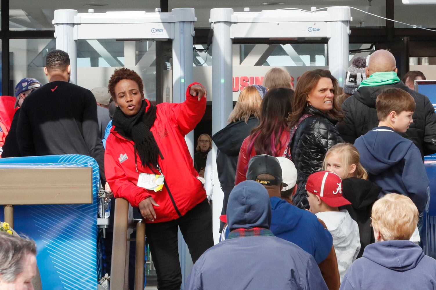 PHOTOS: Security out in force for safe Super Bowl