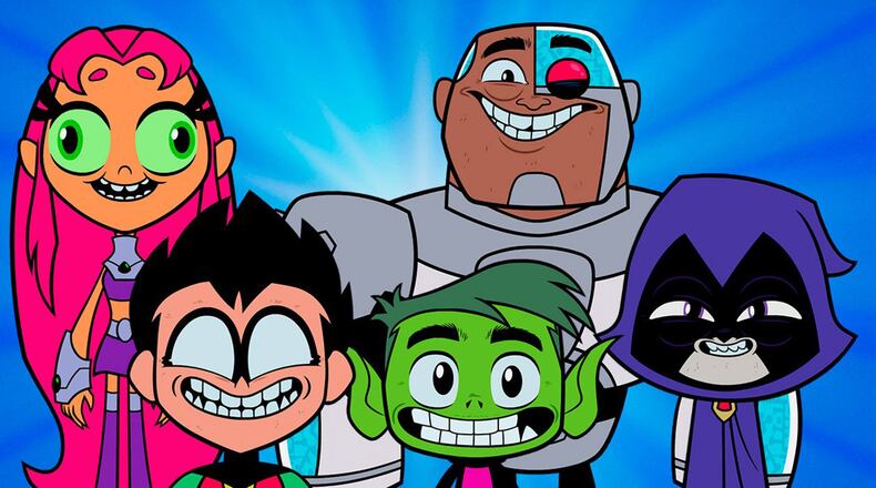 “Teen Titans Go! To the Movies” is a deliriously demented and gleeful skewering of DC Comics characters, superhero movies and Hollywood in general that’s one long inside joke — with musical numbers! Contributed by Warner Bros.
