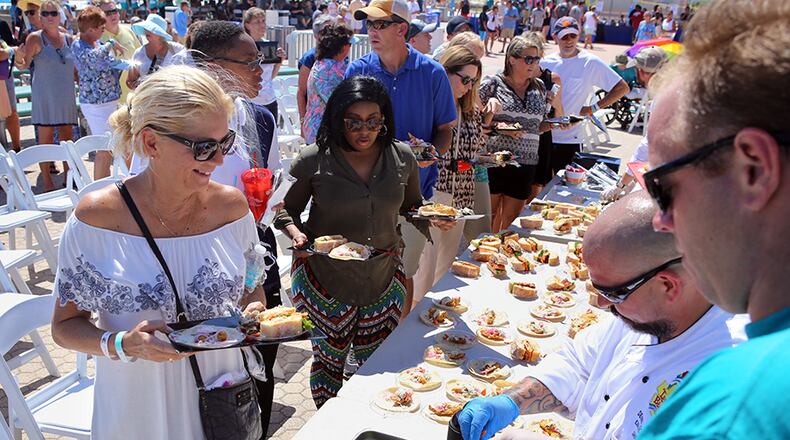 Taste of Pensacola Beach, Sept. 14-15, starts with a special VIP dinner with five chefs and continues the next day with cook-offs, demonstrations, a chef challenge, samplings and a live concert. CONTRIBUTED BY TASTE OF PENSACOLA BEACH