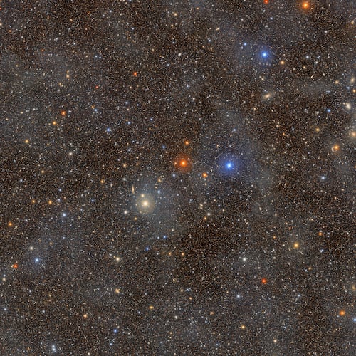 This image provided by NOIRLab shows stars in the constellation Lupus, as captured by the Vera C. Rubin Observatory. (NSF–DOE Vera C. Rubin Observatory/NOIRLab/SLAC/AURA via AP)