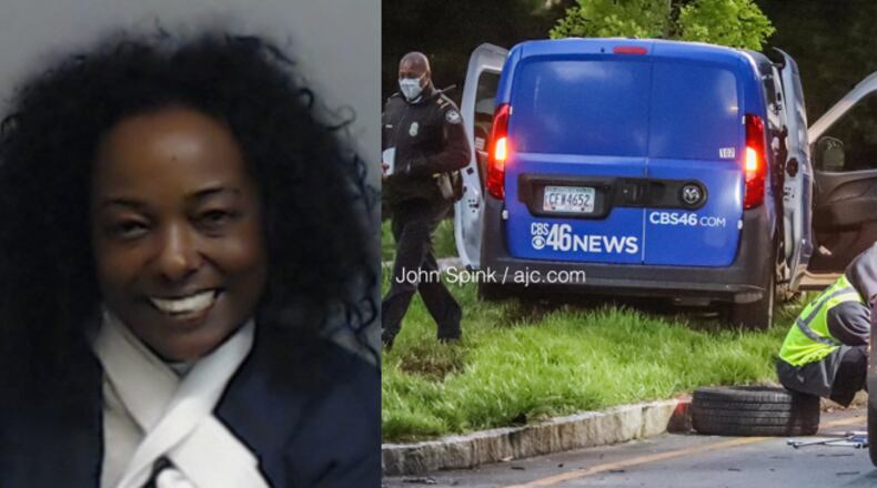 Seniqua Lunsford (left) was denied bond after being accused of stealing a CBS news van while a reporter was in the back.