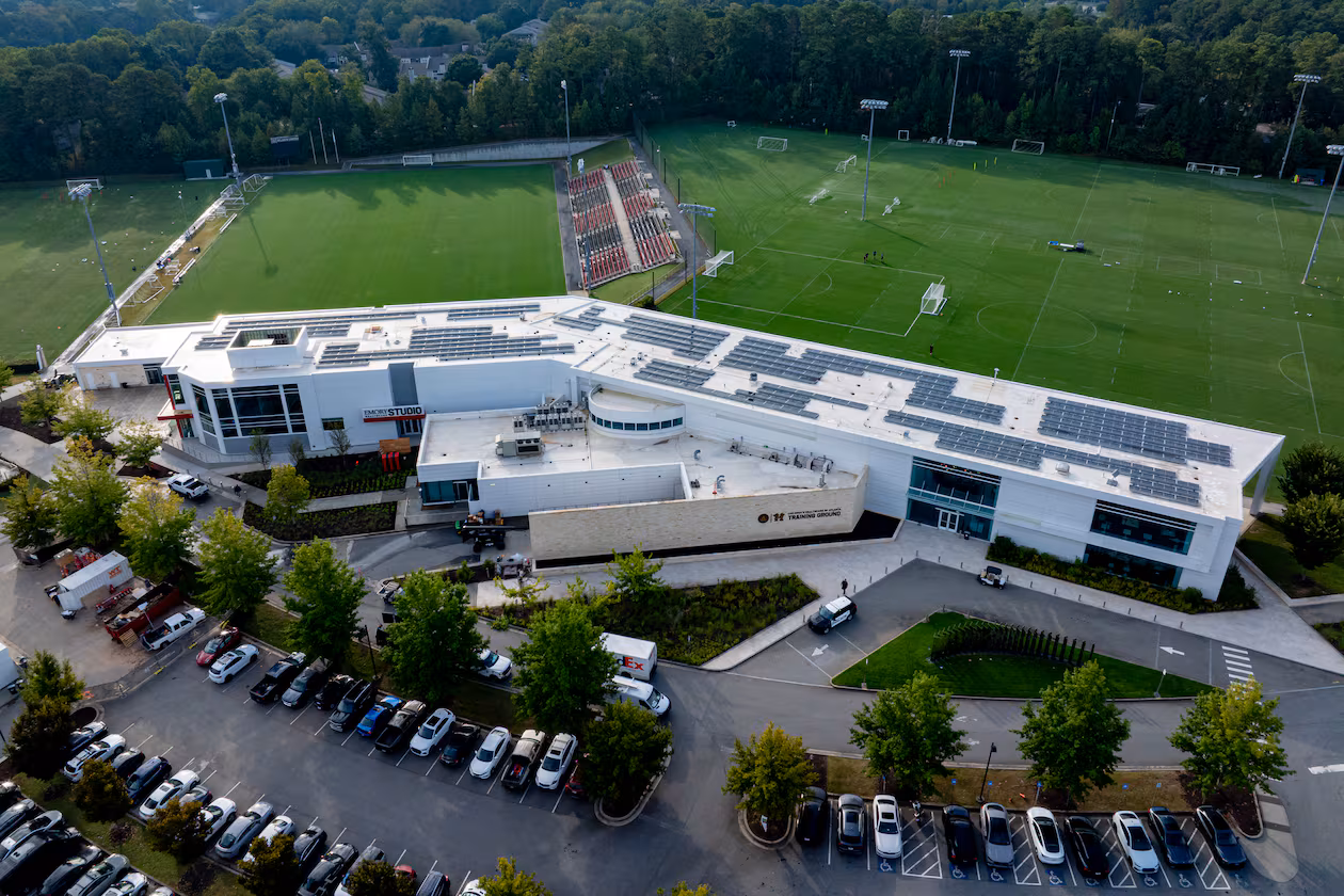 The Uzbekistan national team will be based at the Atlanta United Training Center in Marietta during the World Cup. (Photo by Julian Alexander/Atlanta United)