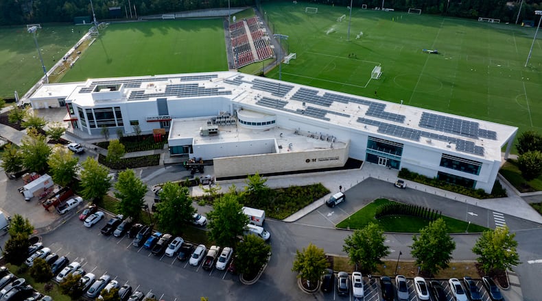 The Uzbekistan national team will be based at the Atlanta United Training Center in Marietta during the World Cup. (Photo by Julian Alexander/Atlanta United)