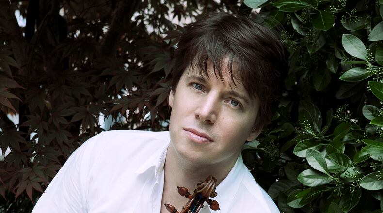 Violinist Joshua Bell, soloist and musical director of the Academy of St. Martin in the Fields, will perform next January as part of the Spivey Hall 2015-2016 concert series.