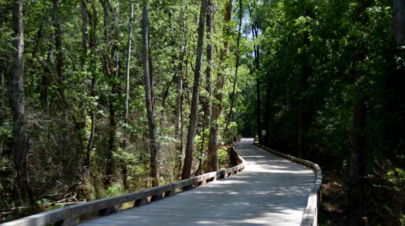 A portion of Forsyth County’s Greenway project. Multi-use trails like this could be in the works for the northern part of the county as officials seek input on a proposed trail system there.