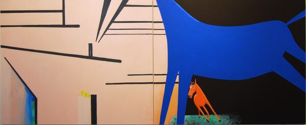 "Blue Horse" by David Humphrey