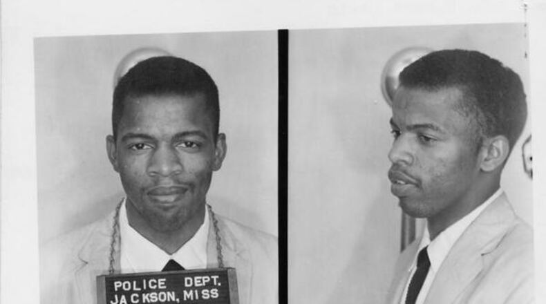 "53 yrs ago today I was released from Parchman Penitentiary after being arrested in Jackson for using 'white' restroom," said Rep. John Lewis on Twitter.