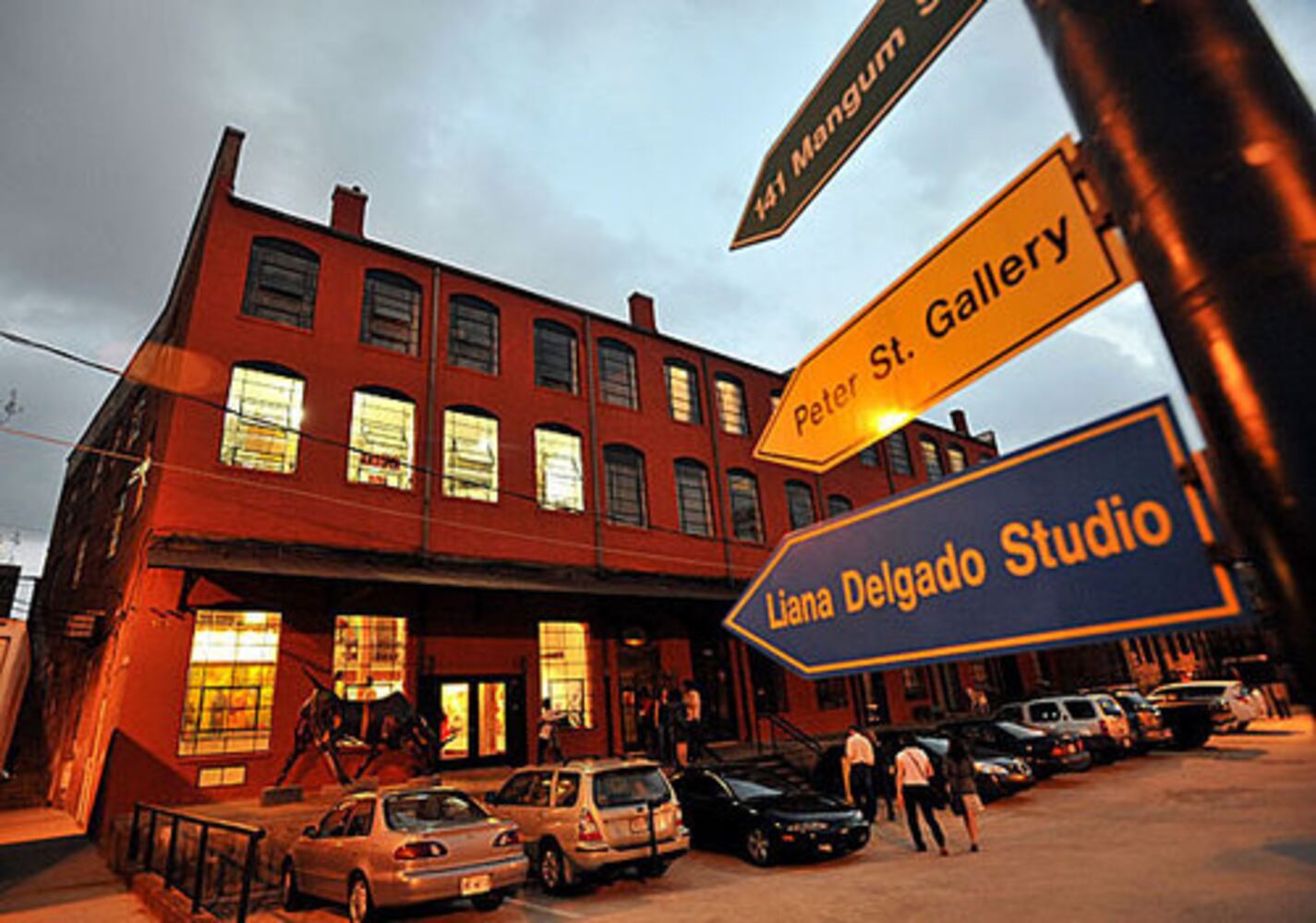 Young professionals living intown