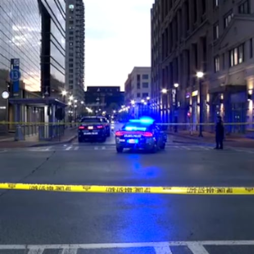 The shooting at the apartment complex in Atlantic Station happened Monday evening, police said. (Channel 2 Action News)