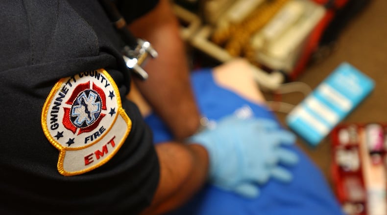 Gwinnett Fire and Emergency Services is improving their first responders’ resuscitative training program to require recertification every 90 days. (Courtesy Gwinnett County)