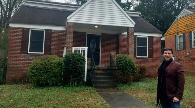 Matthew Cardinale outside his Hunter Hills home. (Contributed)