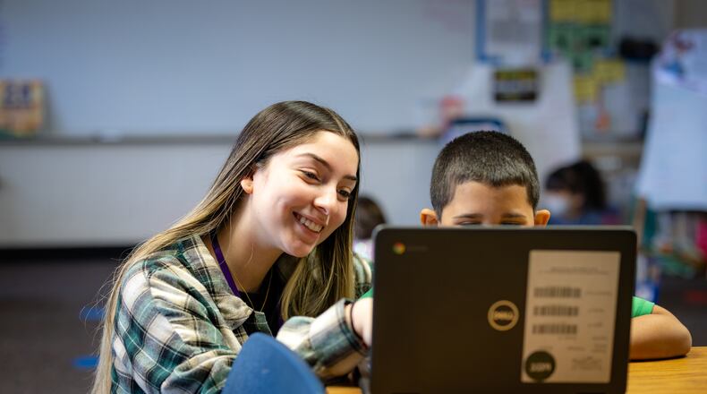 As part of the Collins Hill High Teaching as a Profession Pathway, Andrea Prieto spent her senior year in a second-grade classroom before graduating in 2022.