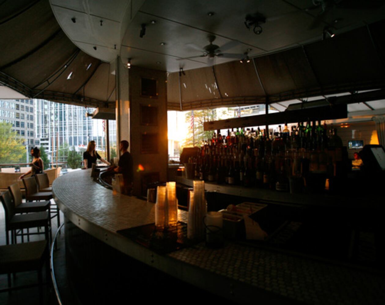 Patio dining in Atlanta