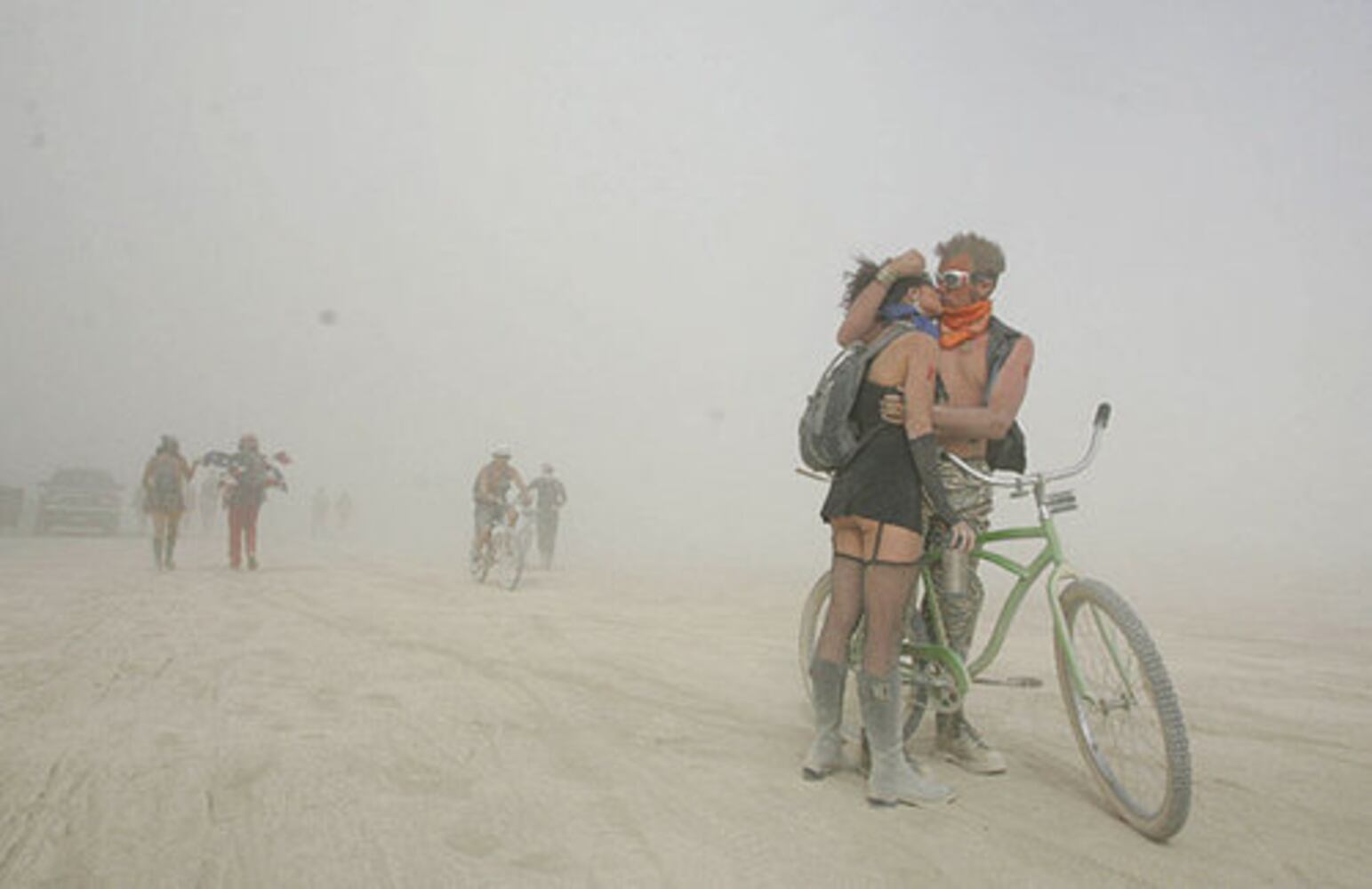 A dusty Burning Man fest