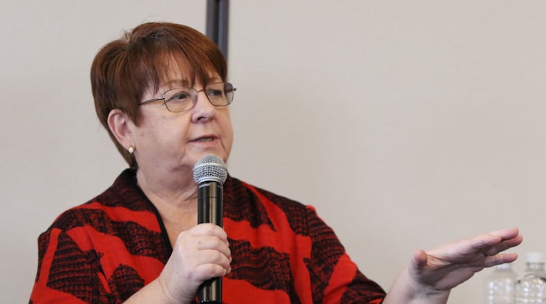 Charlotte Nash, chair of the Gwinnett County Commission, gave her final State of the County address Wednesday. EMILY HANEY / emily.haney@ajc.com AJC FILE PHOTO