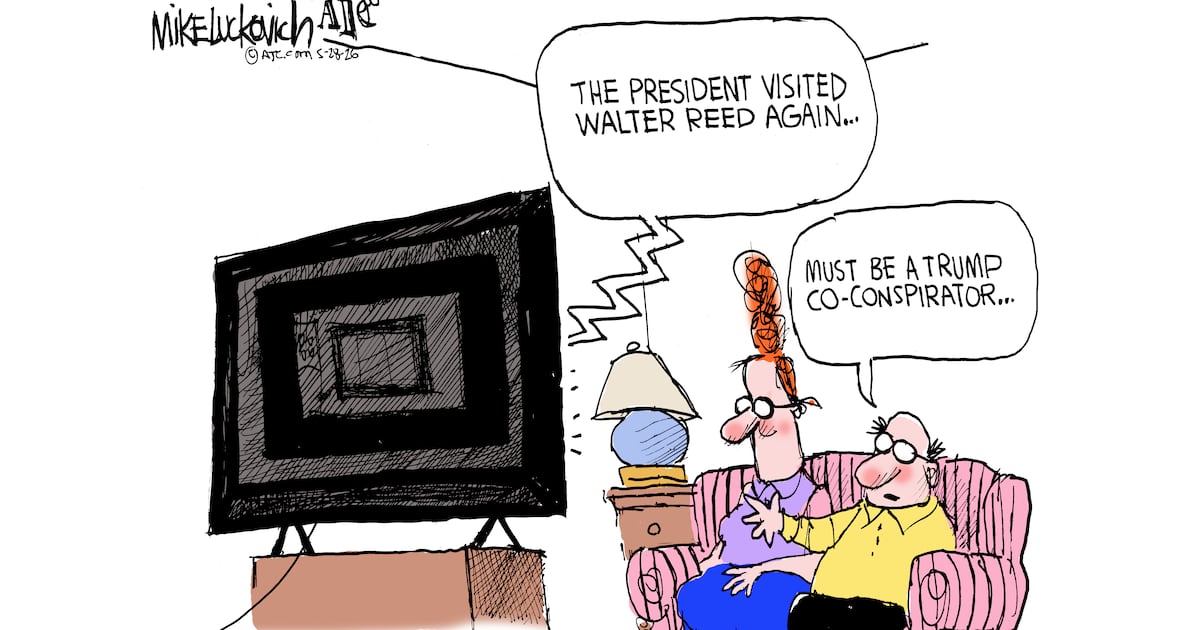 Mike Luckovich: Trump henchman?