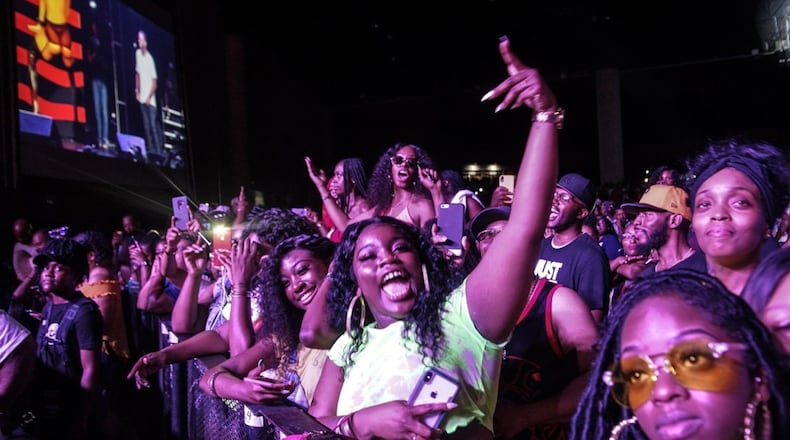 The audience cheers at FreakNik on June 19, 2019 at Lakewood Amphitheater in Atlanta, Georgia. (Photo courtesy of After 9 Partners)