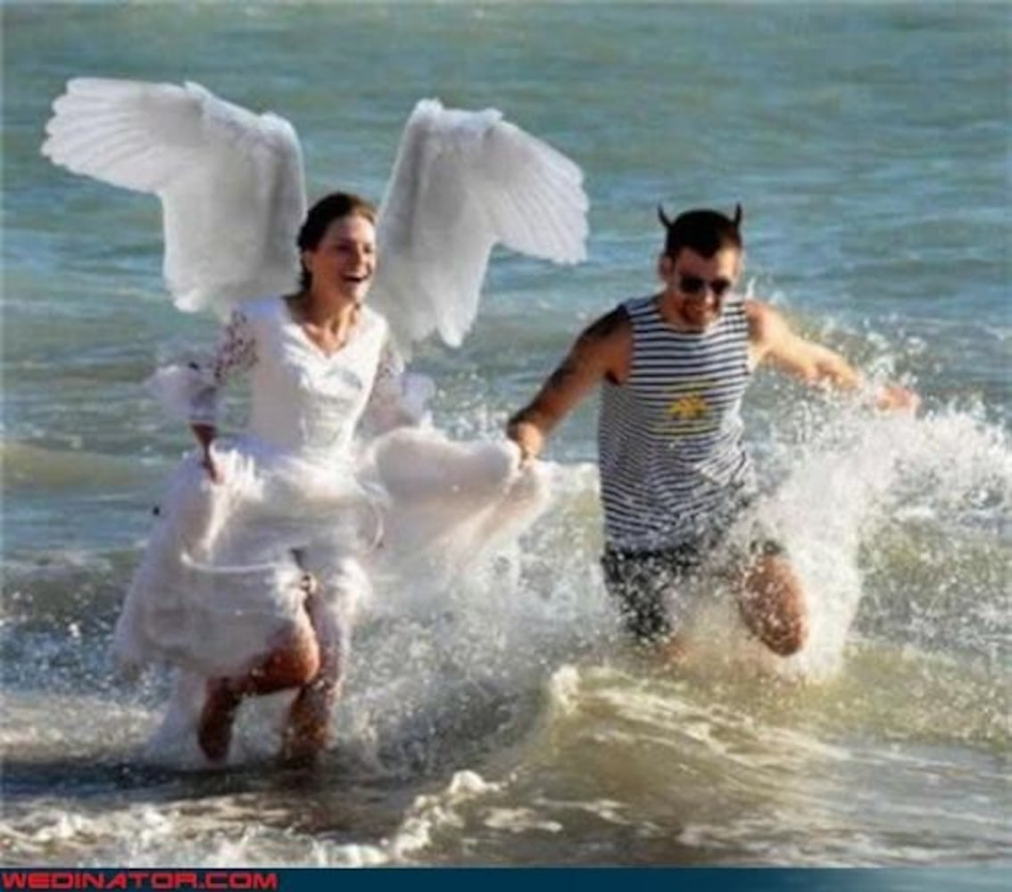 Funny wedding photos