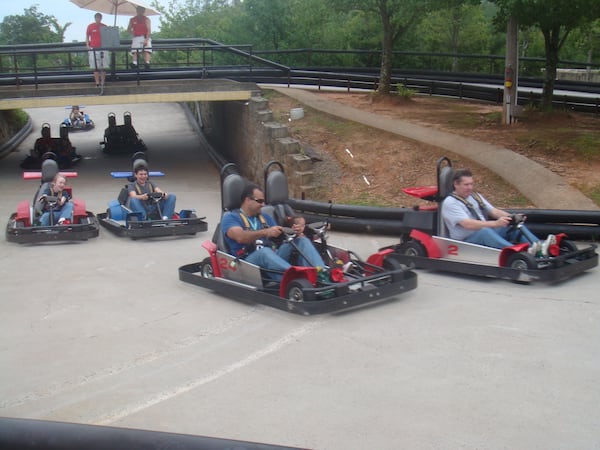 Mountasia Marietta, which counts go-karting and miniature golf among its attractions, is closing after more than 30 years in business. (Ken Sugiura/AJC)