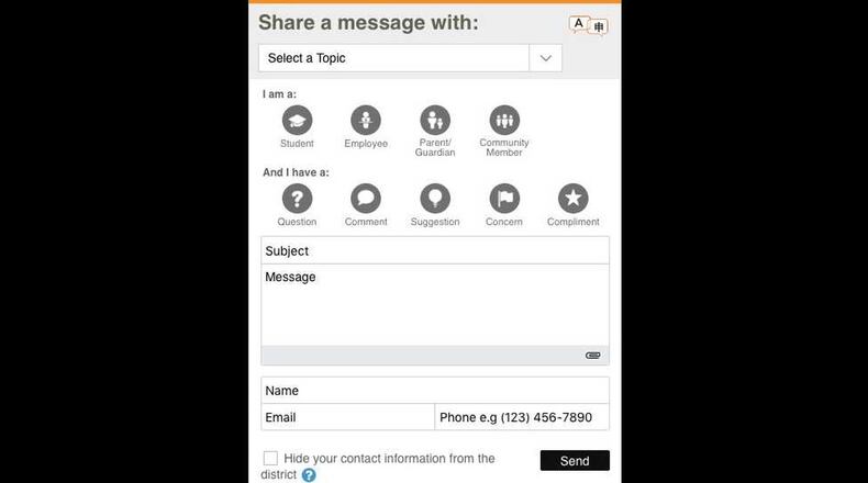 Atlanta Public Schools launched a new online-based communications tool called “Let’s Talk” that allows parents, students and others to pose questions and voice concerns. COURTESY OF ATLANTA PUBLIC SCHOOLS