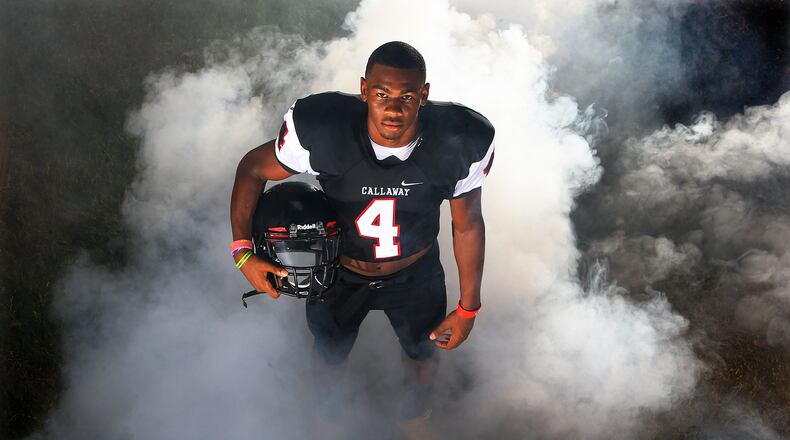2014 Super 11 wide receiver Terry Godwin, who signed with Georgia, was selected by the Braves in the draft, but it likely won’t lead him away from the Bulldogs. CURTIS COMPTON / CCOMPTON@AJC.COM / AJC FILE