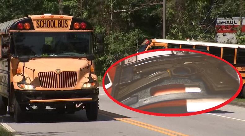 Four Chestnut Log Middle School students were arrested after officials say a loaded gun and drugs were brought to school. (Credit: Channel 2 Action News)