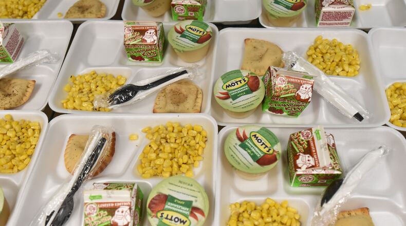 Fulton County Schools officials said meal distributions for students will take place just one day next week, on April 15, due to concerns with spreading the coronavirus. (AJC FILE PHOTO)