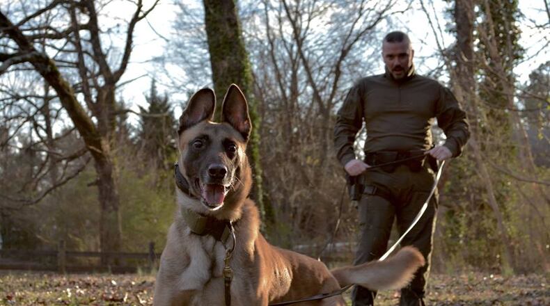 K9 Kash with the Powder Springs Police Department is the recipient of a protective vest from Vested Interest in K9s.